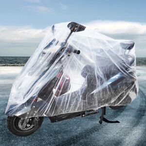 Universal Fitment Electric Bike Cover Elastic Band Transparent Material