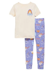 Old Navy Baby Girl Pajamas 18-24 Months Pajama Pants Shirt 2 PC Set Cute Pjs - Picture 1 of 2