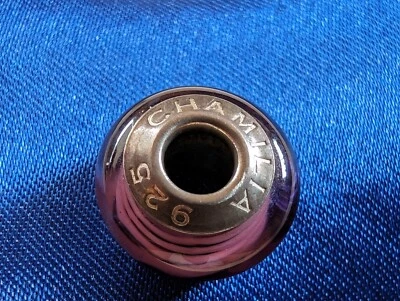 Chamilia Cuentas Lavanda Remolino Dije Murano Plata de Ley 925 Púrpura Regalo Nuevo Foto 1 de 4