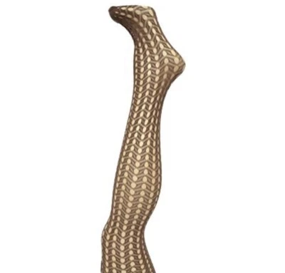 Medias de red caladas para mujer Hue color tostado talla S/M Foto 1 de 4