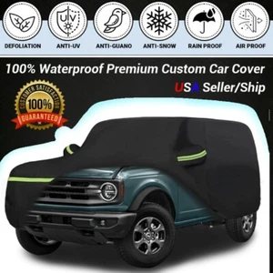 Ford Bronco 6 Layer Car Cover Fitted In Out door Water Proof Rain Snow Sun Dust - Picture 1 of 12