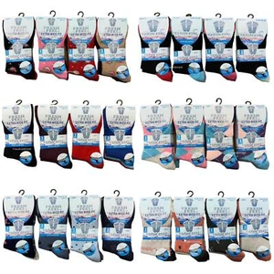 Womens Extra Wide Fit Non Elastic Diabetic Loose Top Ladies Cotton Rich Socks UK - Picture 1 of 27