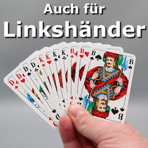 ASS Altenburger 55 carte Romme carte da gioco Durak Skat Poker anche mancini