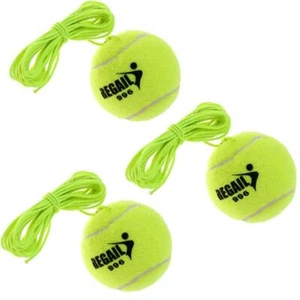 3Pcs Elastic Tennis Ball with Cord Tennis Trainer Ball Ball Tennis Practice - Picture 1 of 7
