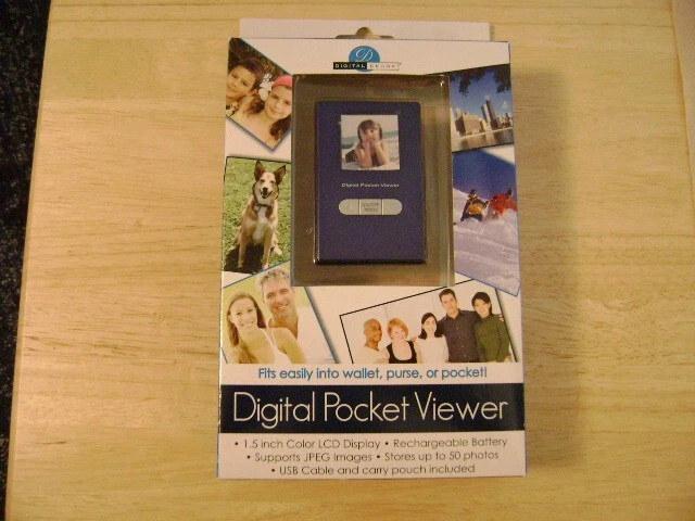 Digital Decor Digital Pocket Viewer Fits easily into wallet, purse or pocket NIB - Image 1 of 1