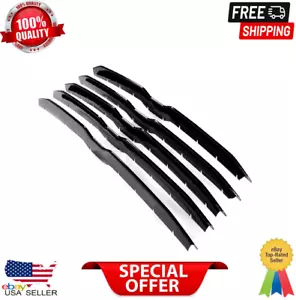 New Gloss Black Grille Cover Snap On Grill Overlay Trim For Dodge Ram 1500 19-22 - Picture 1 of 5