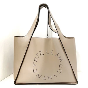 Auth stellamccartney Stella logo 502793 Pink Brown Synthetic Leather - Tote Bag - Picture 1 of 9