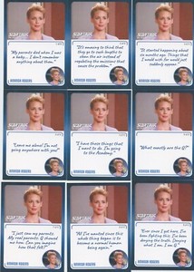 Star Trek The Next Generation A&I card #41 Amanda Rogers with ALL 9 Variations 
