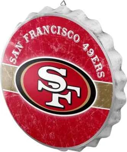 "Free Shipping" San Francisco Bottle Cap Sign 12.5" FOCO - Picture 1 of 1