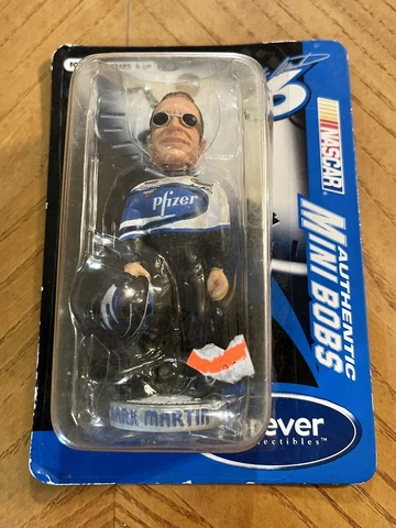 Forever Collectibles NASCAR Mark Martin #6 Authentic Mini Bobs Pfizer Roush Cover