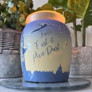 Scentsy Disney Tinker Bell Wax Warmer Faith Trust Pixie Dust Peter Pan New - Picture 1 of 4