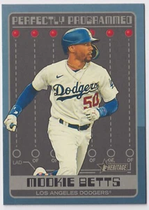 2024 Topps Heritage High Number MOOKIE BETTS Perfectly Programmed #PP-8 Dodgers - Picture 1 of 2