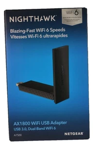 *NEW* NETGEAR Nighthawk AX1800 Wi-Fi 6 USB 3.0 Adapter, A7500-100PAS - Picture 1 of 3