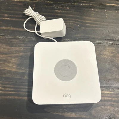 Estação base de alarme anel EUA branco 4HB1U9-0EN0 com adaptador de energia - liga - Imagem 1 de 4