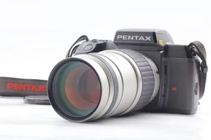 PENTAX SF7 Black SMC FA 100-300mm f/4.7-5.8 Lens Silver From Japan [N MINT] - Picture 1 of 16