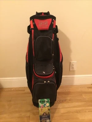 Datrek Golf Cart Bag with 14-way Dividers & Rain Cover (READ) - Image 1 of 4