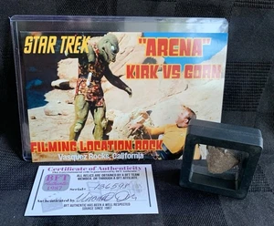 Star Trek Filming Location Relic Kirk va Gorn “Arena” Vasquez Rocks - Picture 1 of 9