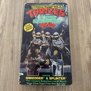 Teenage Mutant Ninja Turtles: The Coming Out of Their Shells Tour (VHS, 1990) - Picture 1 of 3