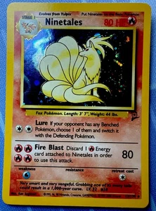 Ninetales Swirl HOLO #13/130 Base Set 2 Vintage Pokemon 2000 - Picture 1 of 20