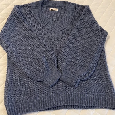 Suéter para mujer con cuello en V Foto 1 de 4