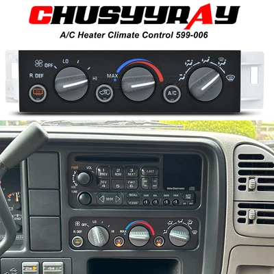 For Chevrolet C2500 C3500 1996-2000 AC Climate Control Module New Upgrade - Image 1 of 4