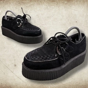 Demonia Creepers Goth Punk Plateauschuhe Damengröße 7 Herren 5 schwarz Retro " - Bild 1 von 11