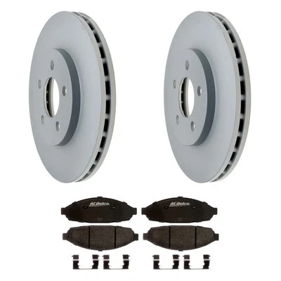 For Lincoln Town Car 03-11 ACDelco Gold Front Brake Kit w Semi-Metallic Pads Foto 1 de 4