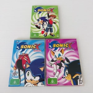 SONIC X - Volumes 4,5 & 6 - DVDs Region 4 PAL Sonic The Hedgehog, Free Postage. - Picture 1 of 8