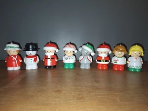 Shelcore Chunky Little People 1994 "Twas The Night" 8 Figurines / Ornaments  - Picture 1 of 17
