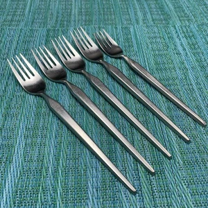 5 TENEDORES SRI Stanley Roberts Acero Inoxidable RAVENNA 4 Cena 1 Ensalada De Colección Japón MCM - Imagen 1 de 7