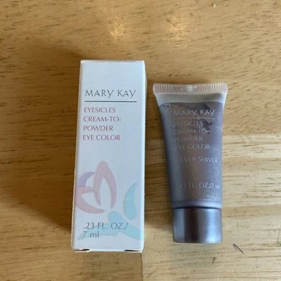 NEW IN BOX! Mary Kay SILVER SHIVER 2658 EYESICLES Creme to Powder Eye Shadow - Image 1 of 4