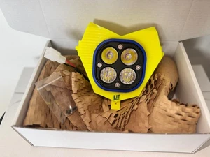 SHERCO LED Headlight Enduro/Mx Sherco 2012-2023 NEON YELLOW LIT ENDURO - Picture 1 of 2