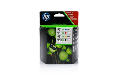HP 950XL/951XL / C2P43AE Tinten Sparset schwarz, cyan, magenta, gelb (4 Stück) - Bild 1 von 4
