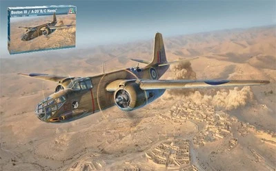 KIT MODELLINO AEREO MILITARE STATICO ITALERI A 208 BOSTON III SCALA 1/48 - Immagine 1 di 4