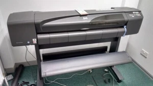 HP Designjet 800PS C7780B Wide Format Printer & HP Stand Hewlett Packard Design - Picture 1 of 6