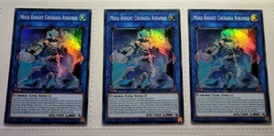Yugioh! 3x Mekk-Knight Crusadia 1st Ed. engl. RA01-EN044 Super Rare play set - Picture 1 of 1