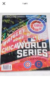 Chicago Cubs 2016 MLB Official World Series Program - Picture 1 of 1