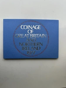 Juego de prueba de monedas Royal Mint 1977 de Gran Bretaña e Irlanda del Norte - Imagen 1 de 4