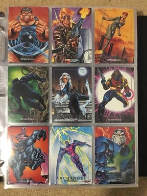 1992 Marvel Masterpieces Trading Cards CONJUNTO BÁSICO COMPLETO, #1-100 - Joe Jusko - Imagem 1 de 4