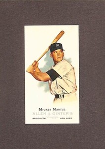 2006 Topps Allen & Ginter's Mini #275 Mickey Mantle