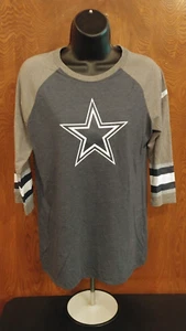 Camiseta para mujer Dallas Cowboys manga 3/4 (LG) - Imagen 1 de 5