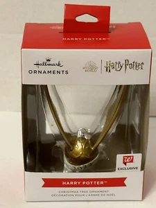2022 HALLMARK ORNAMENT HARRY POTTER GOLDEN SNITCH   **NEW EXCLUSIVE** - Picture 1 of 6