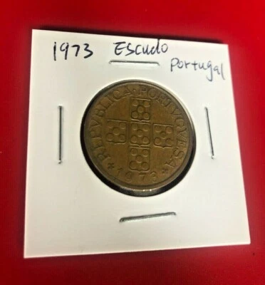 1973 PORTUGAL 1 ESCUDO COIN - NICE WORLD COIN !!!  - Image 1 of 2