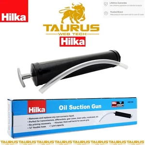 Hilka 500cc Ölsaugpistole 12" flexibler Schlauch Zum Selbermachen Garage Handwerkzeuge UK KOSTENLOSER VERSAND - Bild 1 von 2