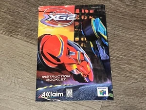 XG2 Extreme-G 2 Manual de instrucciones Folleto solo Nintendo 64 N64 - Imagen 1 de 2