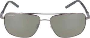 SERENGETI SUNGLASSES TELLARO 8820 SHINY GUNMETAL POLARIZED 555 ITALY - Imagen 1 de 3