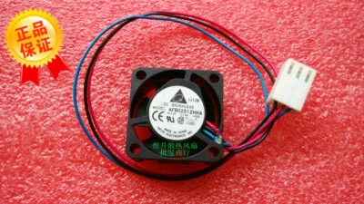 Delta AFB02512HHA DC12V 0.12A 25*10MM 2510 3-wire speed measurement fan 3pin - Image 1 of 2
