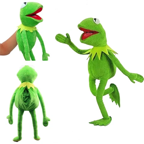 22" Kermit the Frog Hand Puppet Soft Plush Doll Toy Kids Birthday Best Xmas Gift Cover