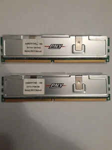 2PCs Crucial 1GB DDR2 RAM 667MHz PC2-5300 240-Pin DIMM w/Aluminum Heat Shield - Picture 1 of 4