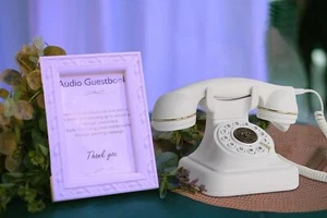Audio Message Book Audio Wedding Phone Retro GuestBook fr Wedding Birthday 8GB D - Bild 1 von 7